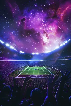 Football Crowd digital photography background